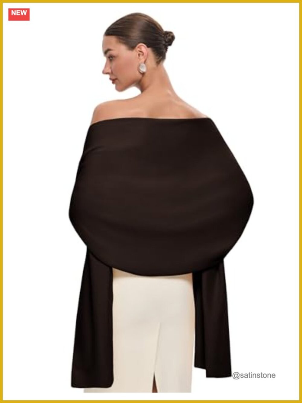 Winter Pashmina Shawl Wrap Bridal Evening Scarf Extra Long